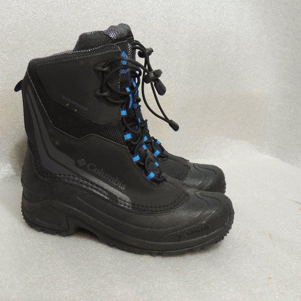 Columbia 200 Grams Bugaboot BY1287-010 Omni-Heat Waterproof Size 5 Kids Black